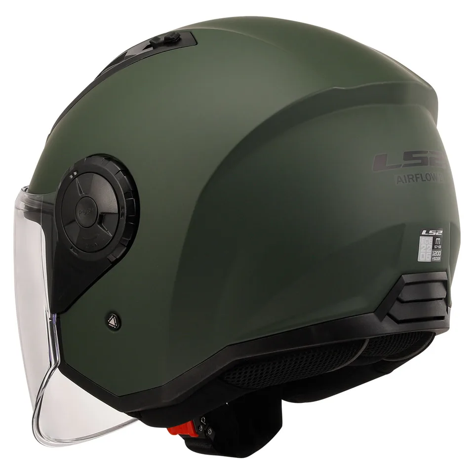 LS2 AIRFLOW 2 MAT YEŞİL KASK ürün görünümü 1