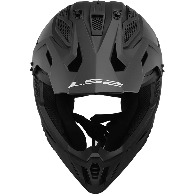 LS2 FAST 2 MAT SİYAH KASK ürün görünümü 2