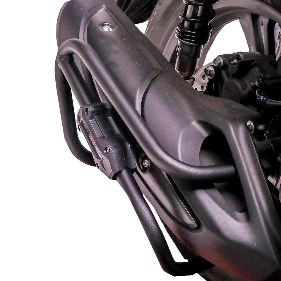 GP KOMPOZİT HONDA SH 125 2024-2025 UYUMLU EGZOZ KORUMA DEMİRİ SİYAH ürün görünümü 4
