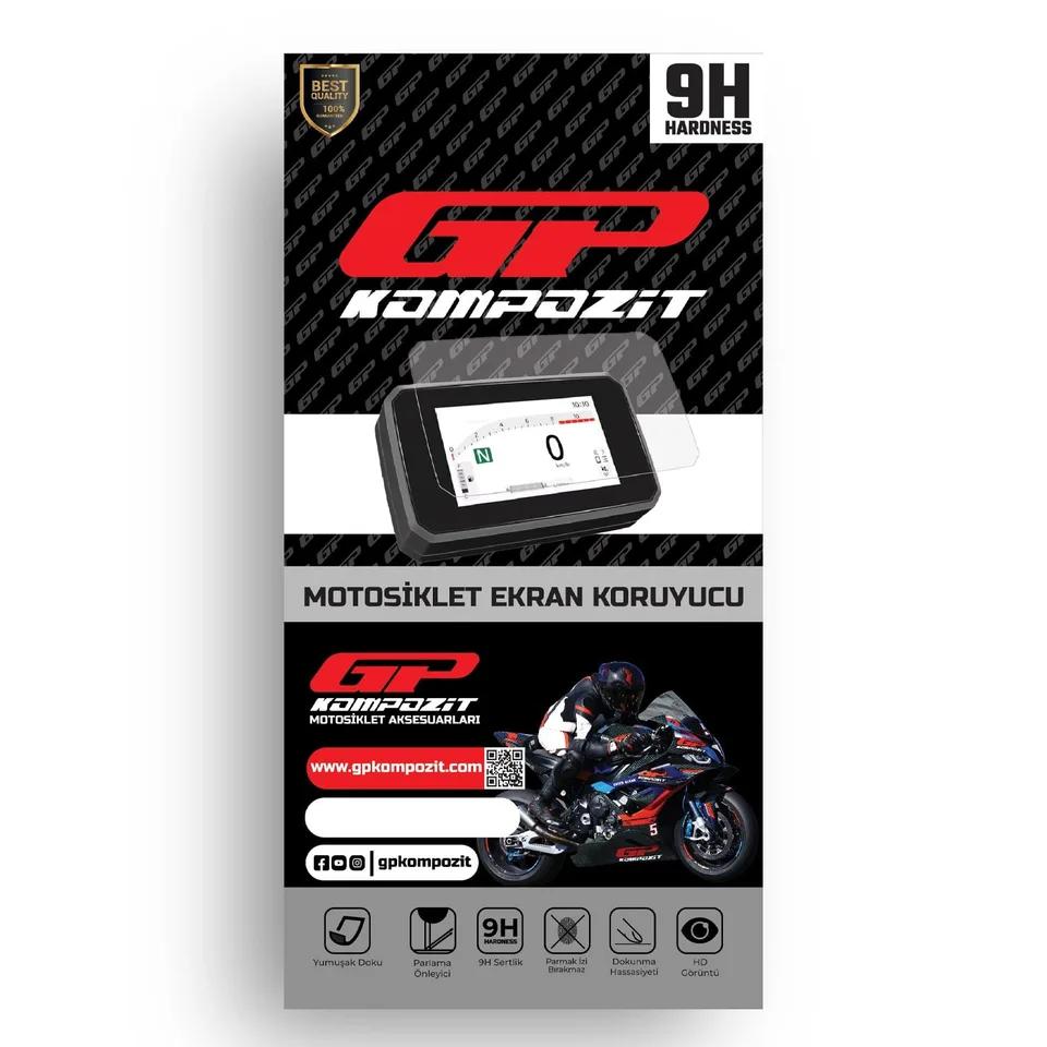 GP KOMPOZİT HONDA PCX 125 150 2022-2026 UYUMLU MOTOSİKLET EKRAN KORUYUCU ŞEFFAF ürün görünümü 3