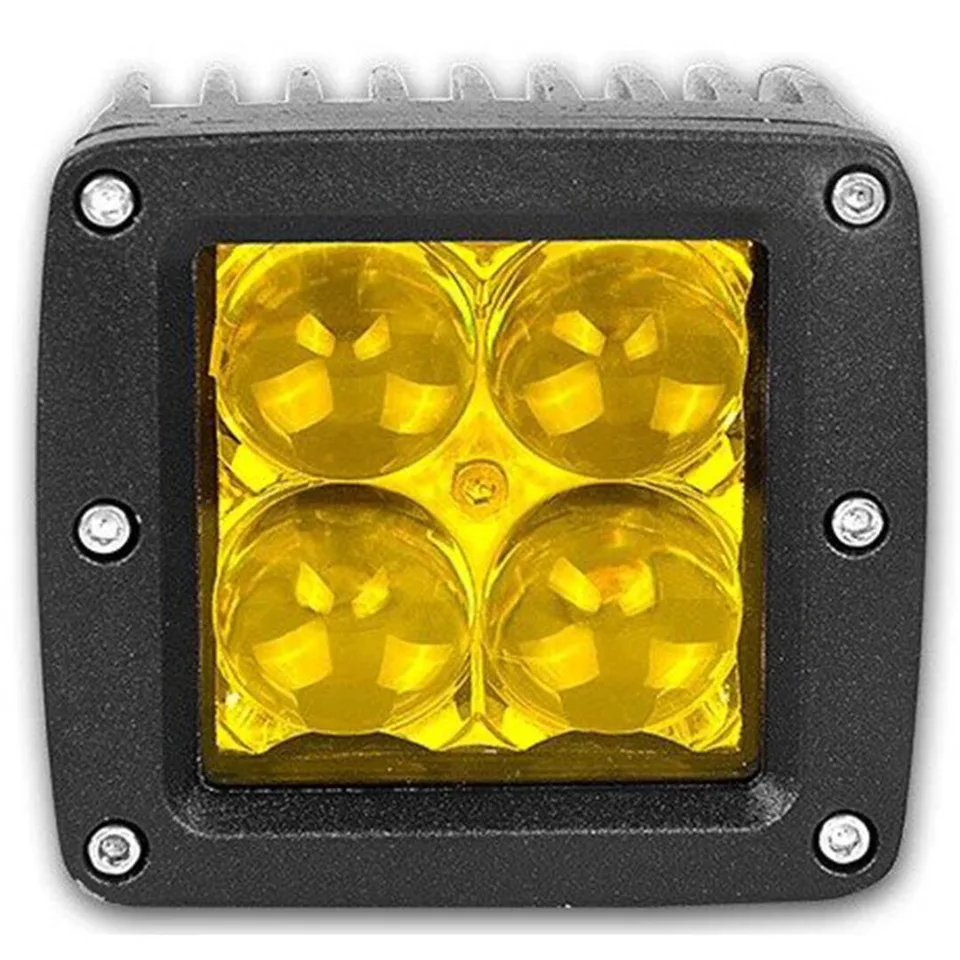 KNMASTER YAMMER 12W MOTOSİKLET OFF ROAD LED SİS FARI ürün görünümü 3